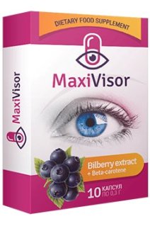 капсулы Maxivisor для улучшения зрения